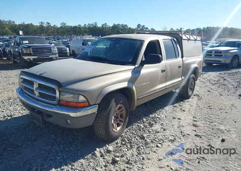 2002 Dodge Dakota Slt z USA, uszkodzony, nr VIN 1B7HL48N92S668405